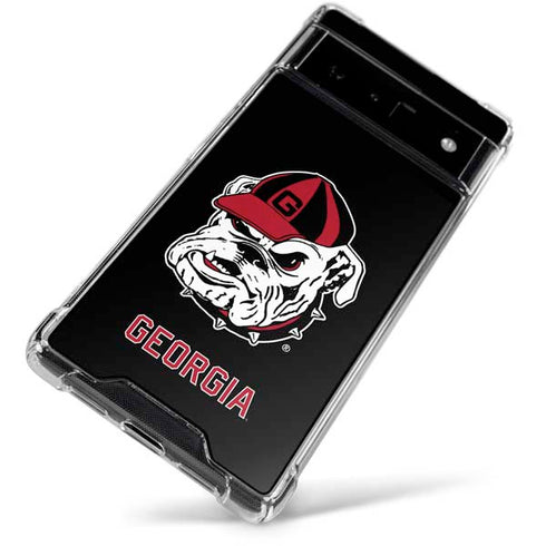 University of Georgia Bulldogs Mascot Google Pixel 6 Clear Case